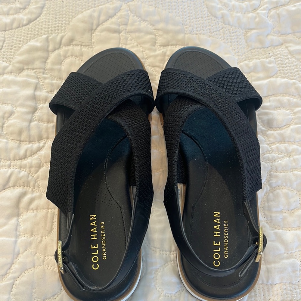 Black Coke Haan Sandals